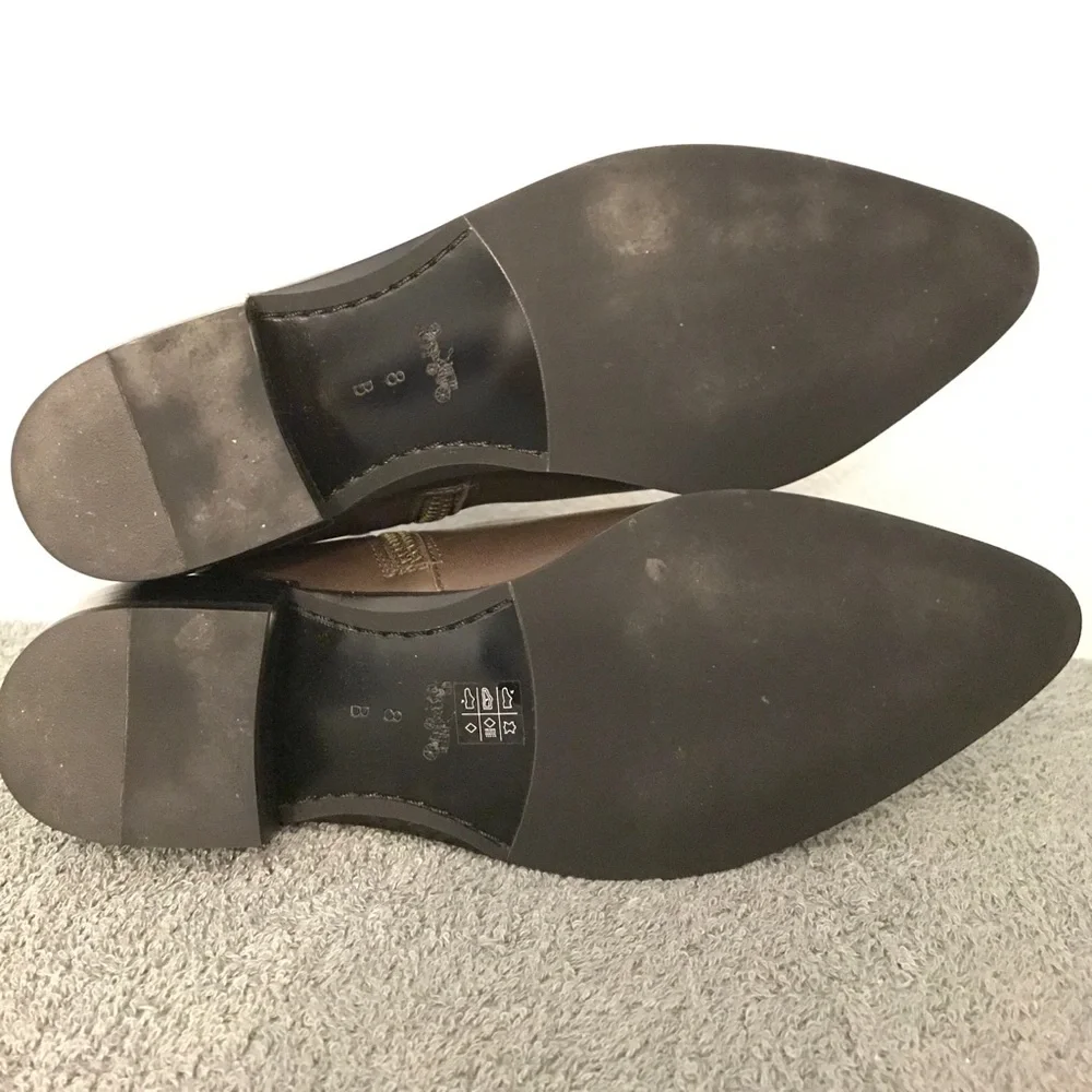 Coach Montana Soft Veg Leather Zip Side Ankle Boot - Picture 7 of 7